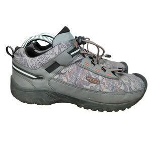 Keen Targhee Sport Hiking Shoes‎ Mens 6 Gray Leather Waterproof Trails Outdoor